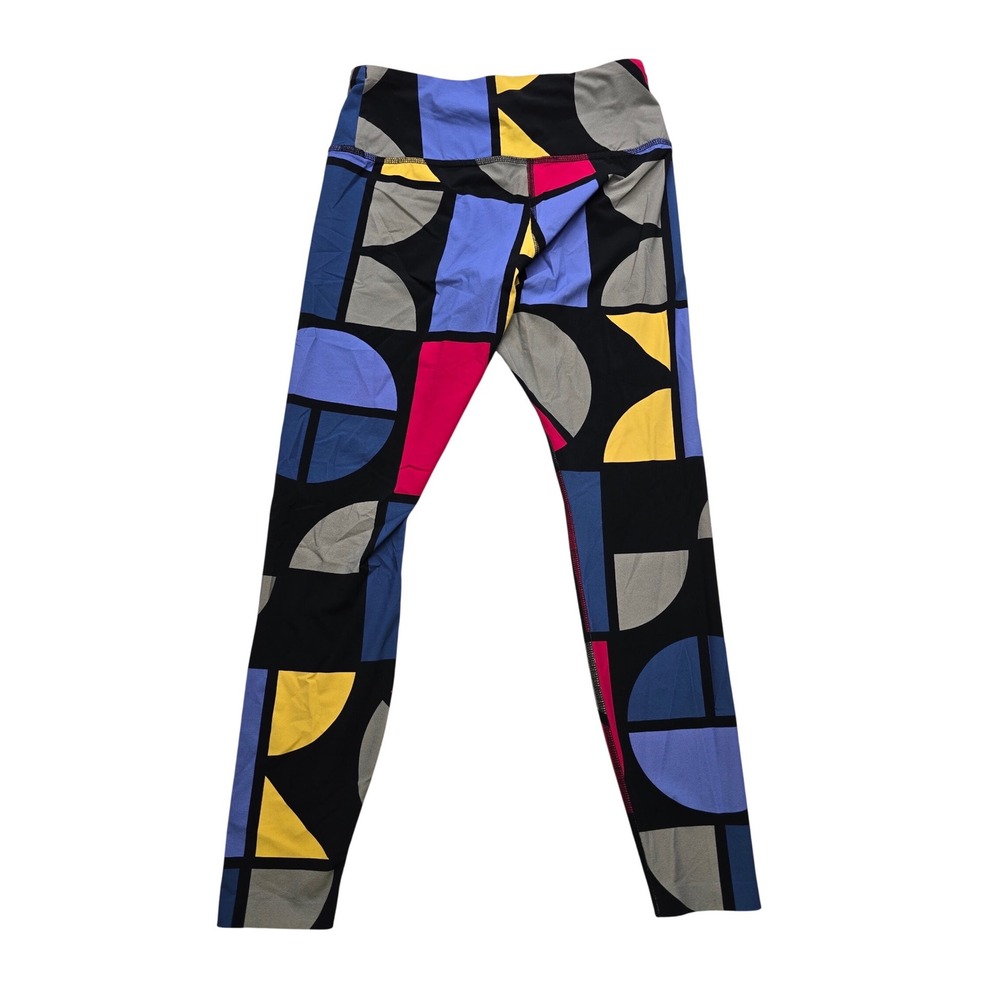 Brooks Geometric Abstract Print Running Leggings XS Multicolor Activewear Tights